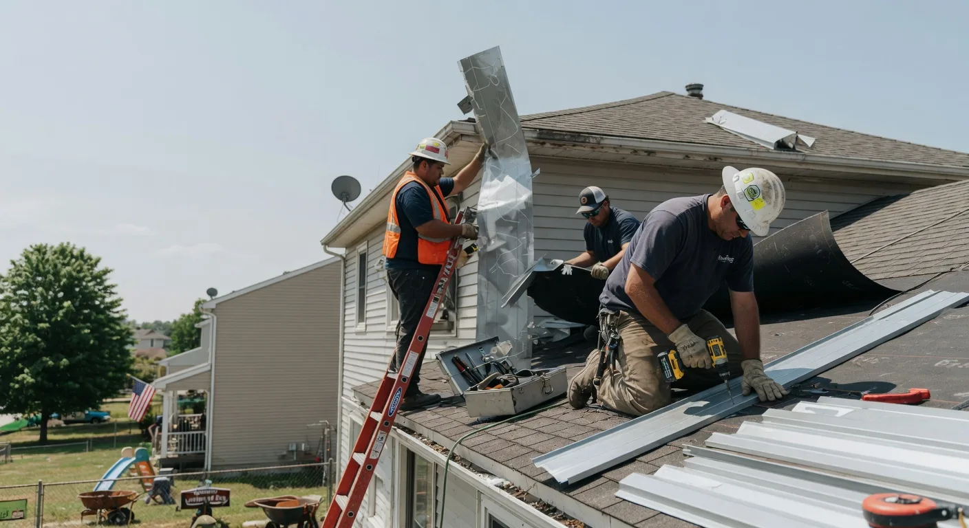 Storm Damage Metal Roof Repair in Churchville, VA